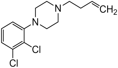 Chemical structure of 1-(But-3-en-1-yl)-4-(2,3-dichlorophenyl)piperazine