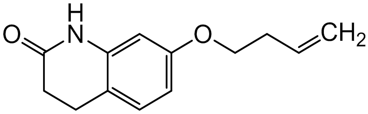 Chemical structure of 7-(But-3-en-1-yloxy)-3,4-dihydroquinolin-2(1H)-one