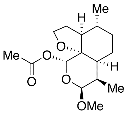 Chemical structure of Artemether Tetrahydrofuran Acetate