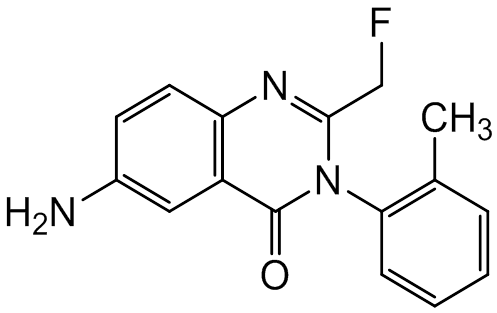 Chemical structure of Afloqualone