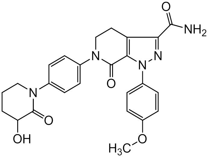 Chemical structure of Hydroxy Apixaban