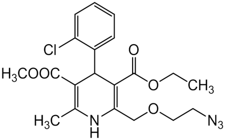 Chemical structure of Amlodipine Azido Impurity