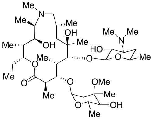 Chemical structure of 3-Deoxyazithromycin