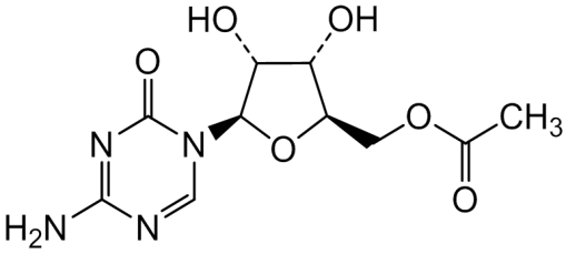 Chemical structure of 2-Acetyl Azacitidine