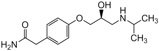 Chemical structure of Atenolol S-Isomer