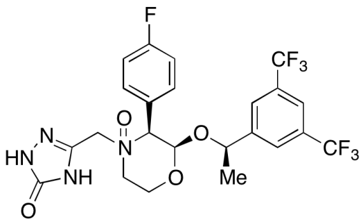 Chemical structure of Aprepitant N-Oxide