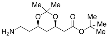 Chemical structure of (4R,cis)-1,1-Dimethylethyl-6-aminoethyl-2,2-dimethyl-1,3-dioxane-4-acetate