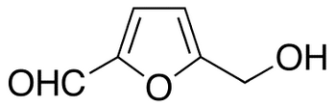 Chemical structure of 5-Hydroxymethyl-2-furaldehyde