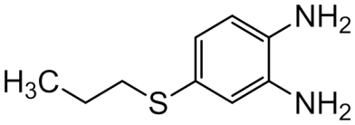 Chemical structure of 4-(Propylthio)benzene-1,2-diamine