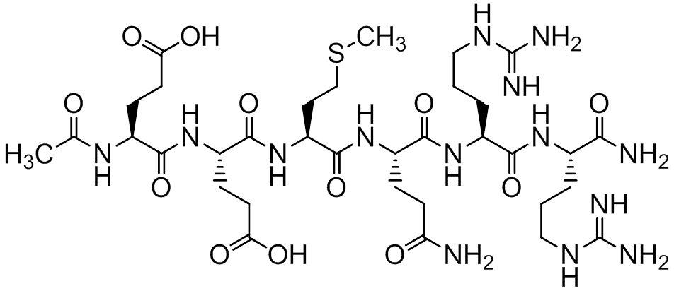 Chemical structure of Argireline Acetate
