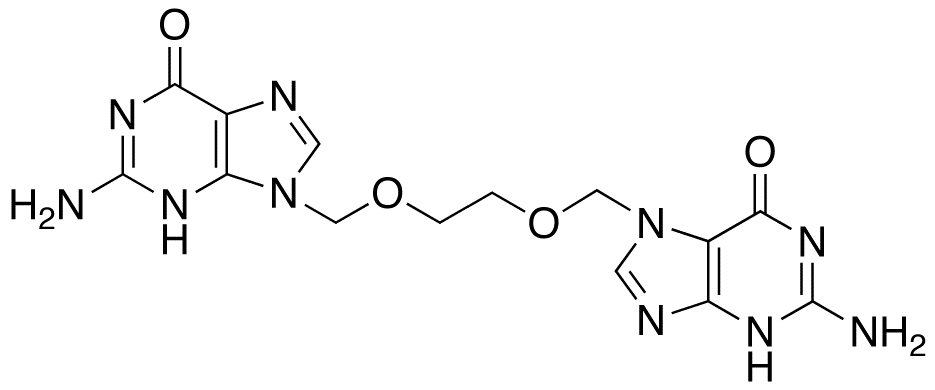 Chemical structure of O-[(Guanin-7-yl)methyl] Acyclovir