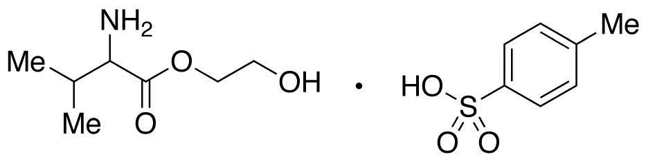 Chemical structure of L-Valine 2-Hydroxyethyl Ester Tosylate