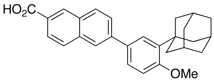 Chemical structure of Adapalene