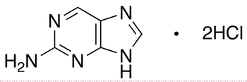 Chemical structure of 2-Aminopurine Dihydrochloride