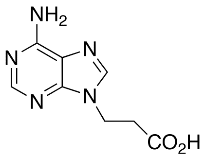 Chemical structure of 6-Amino-9H-purine-9-propanoic Acid